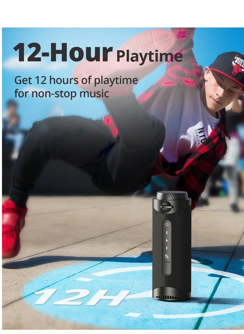 ترونسمارت - Tronsmart T7 30W Waterproof Portable Speaker, SouldPulse Audio with 360 Surround Sound, Bluetooth V5.3, IPX7 Waterproof, TWS, Battery 4000mAh - Image 1