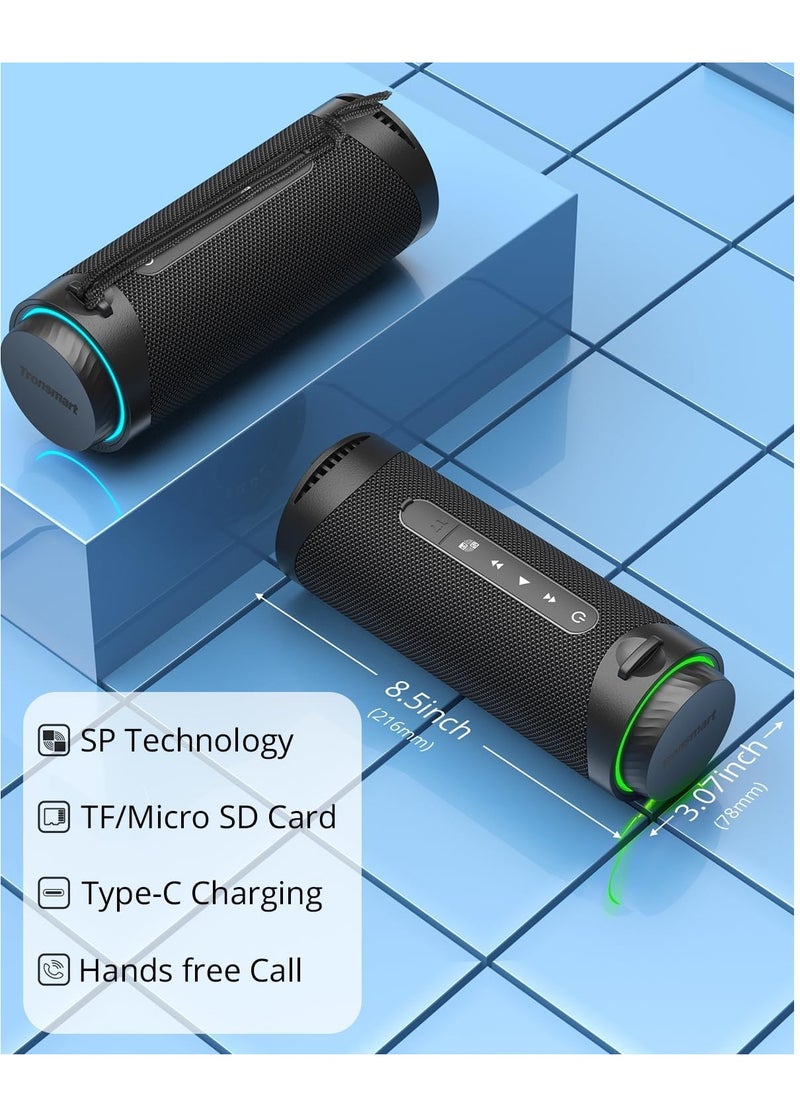 ترونسمارت - Tronsmart T7 30W Waterproof Portable Speaker, SouldPulse Audio with 360 Surround Sound, Bluetooth V5.3, IPX7 Waterproof, TWS, Battery 4000mAh - Image 1