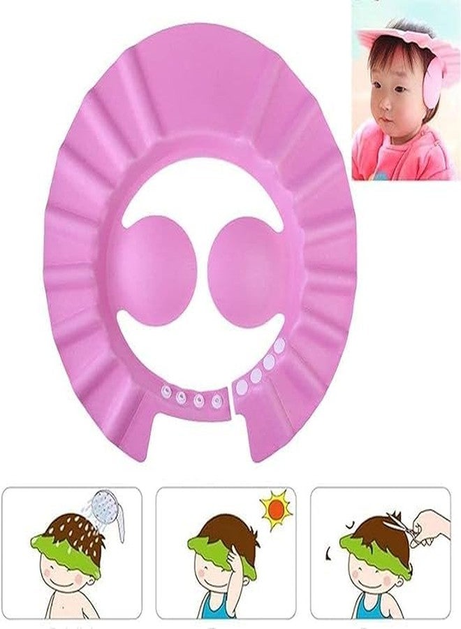 ZINZA Soft Adjustable Visor Hat Safe Shampoo Shower Bathing Protection Cap for Toddler, Baby, Kids, Children (Multi-Color) - Image 5