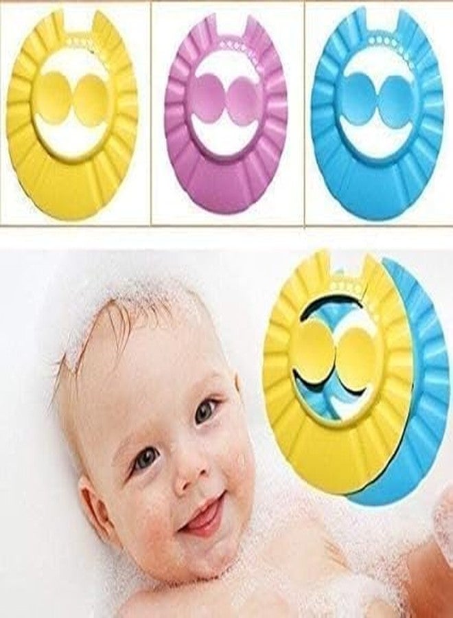 ZINZA Soft Adjustable Visor Hat Safe Shampoo Shower Bathing Protection Cap for Toddler, Baby, Kids, Children (Multi-Color) - Image 3