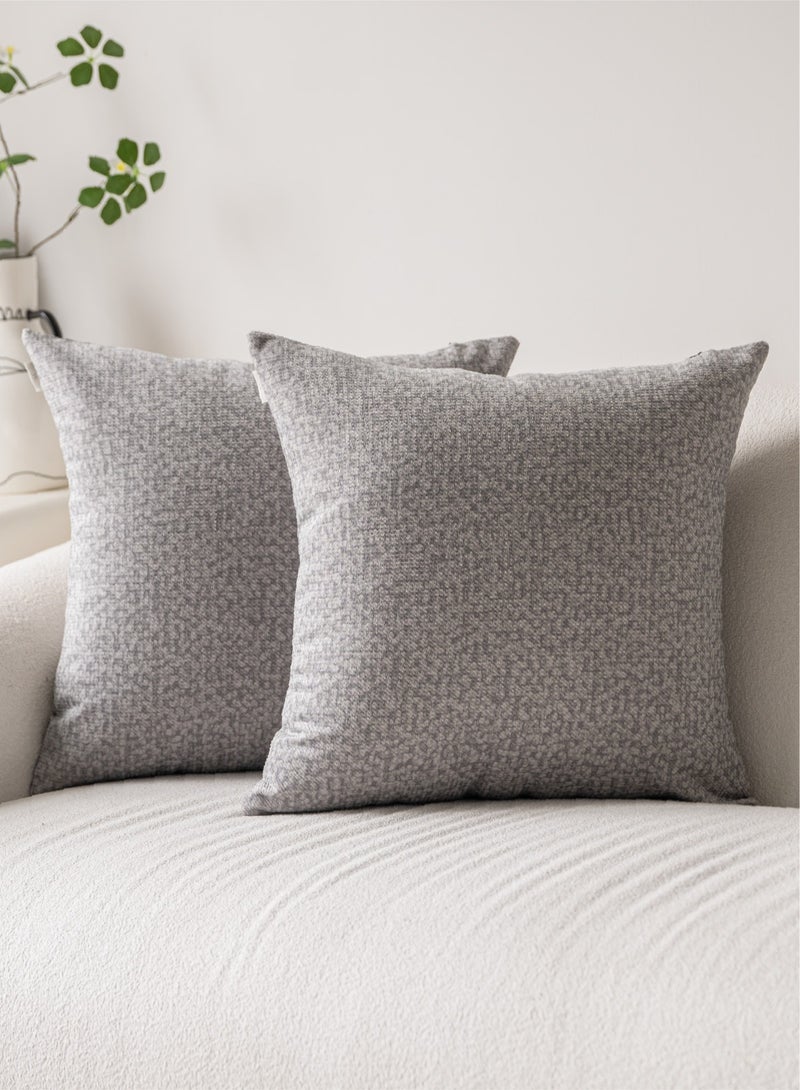 لحظة أغطية وسائد أريكة 45x45 سم لأريكة سرير وسائد زخرفية أغطية وسائد لونين قماش قطني مزدوج العيار عبوة من 2 وسائد حديثة لأريكة غرفة النوم - Image 1