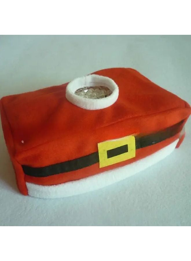 Red Christmas Tissue Box Cover Napkin Holder 1pc Bathroom Accessory - Image 5