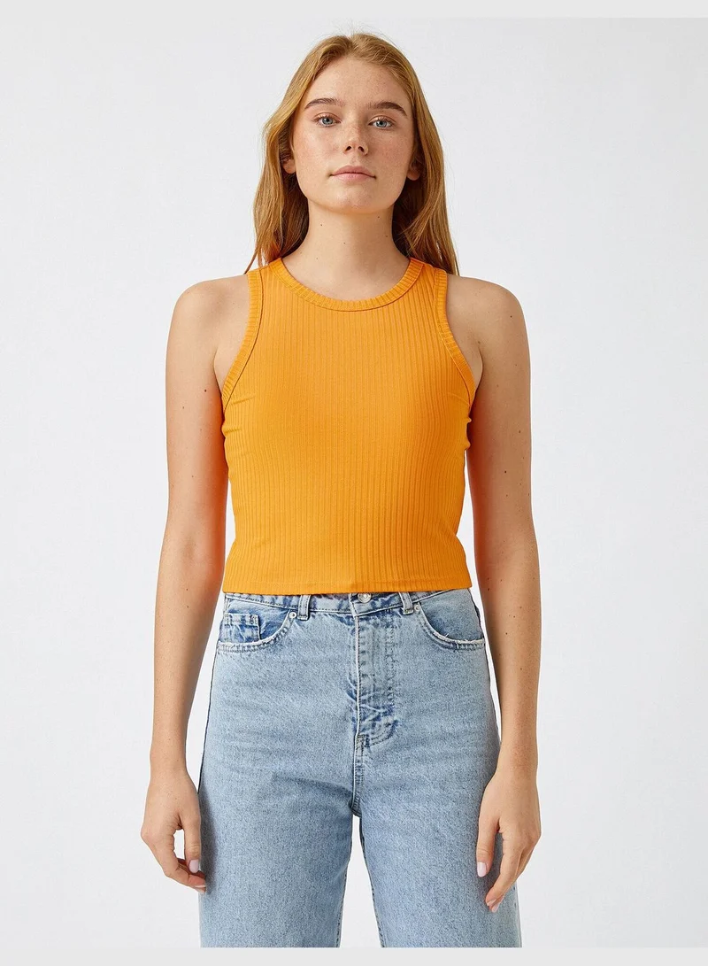 كوتون Halterneck Tanktop