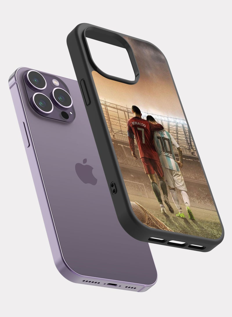 PXLAAT iPhone 14 Pro Max case cover Messi And Cristiano Ronaldo - Image 2