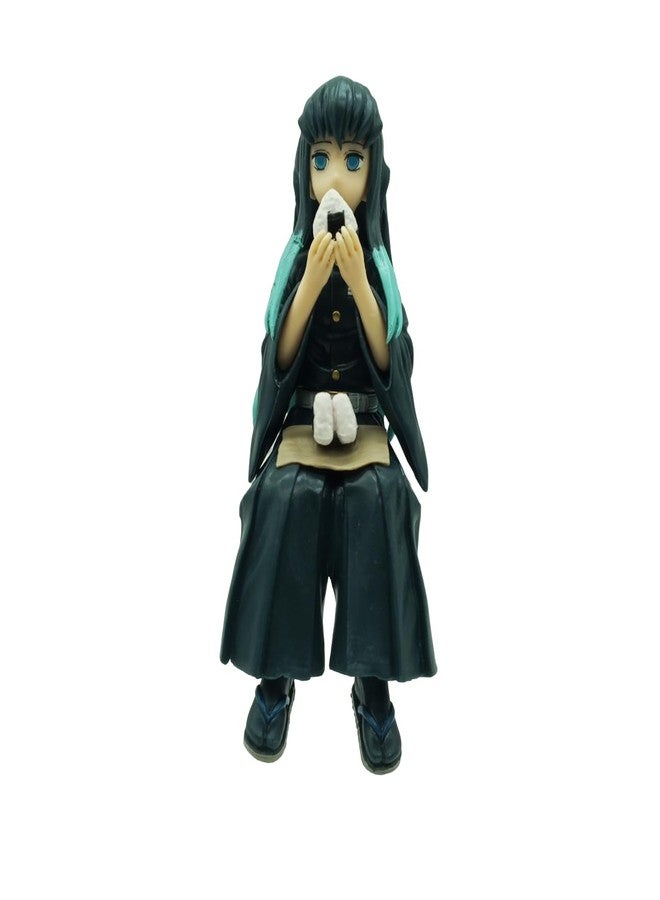 Trunkin Demon Slayer muichiro tokito Perching Sitting Eating Action Figure kimatsu no Yaiba Anime Figurine - Image 1