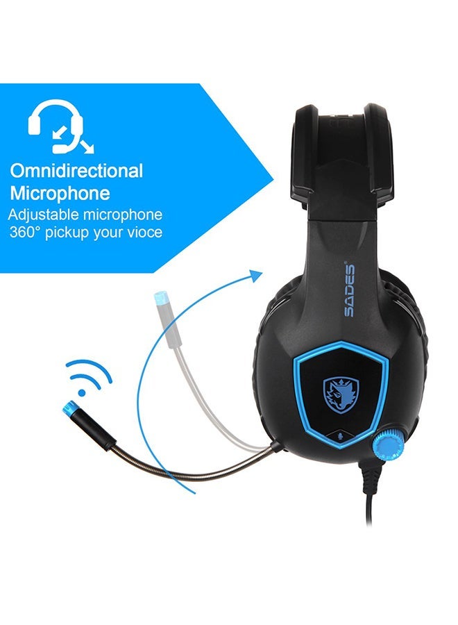 NIBEMINENT SA-818 Wired Over-Ear Gaming Headset With Mic  - Image 5