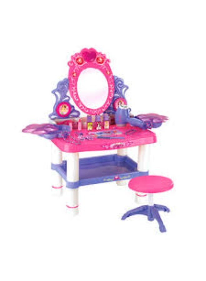 مجموعة أدوات تجميل خفيفة الوزن وصغيرة الحجم للعب بالفتيات - Image 1