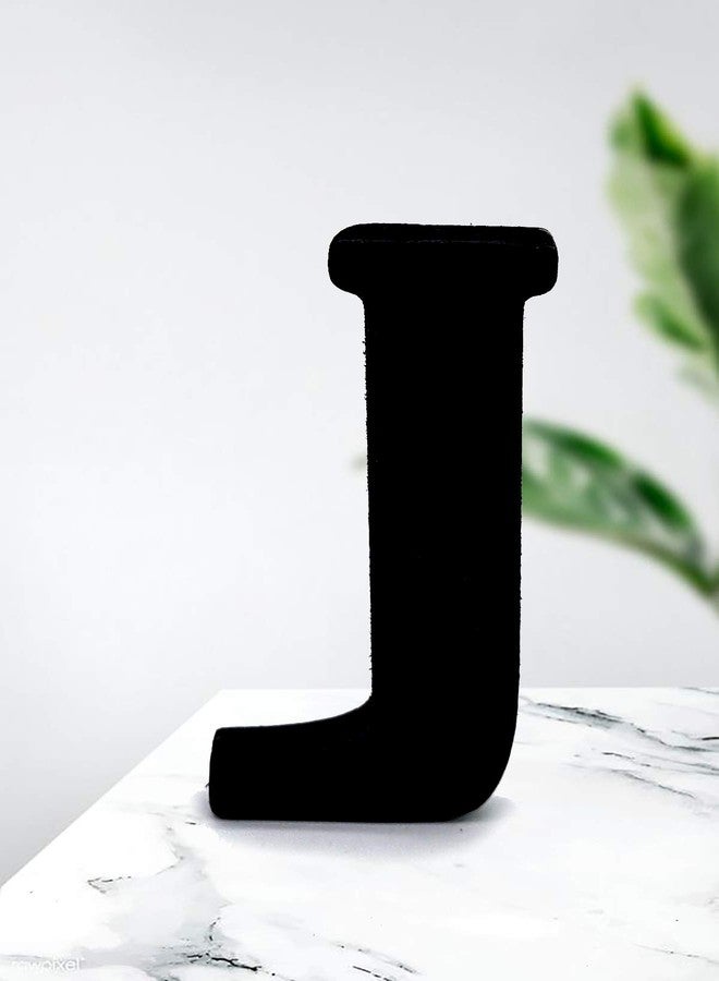 Vah Wood Letters Photo Wall Hanging 26 Letters Alphabet with Clips (Black) - Image 1