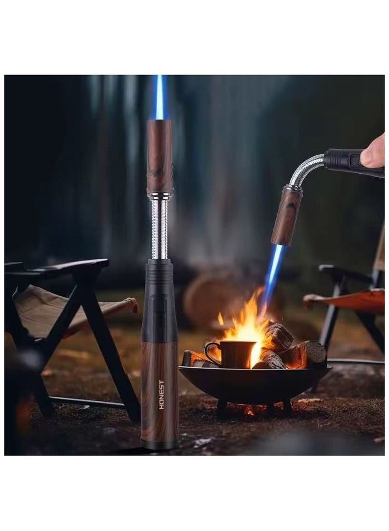 اونست ولاعة HONEST ضد الرياح قابلة لإعادة التعبئة بالبوتان – تصميم معدني وبلاستيكي حديث، ولاعة سيجار وسجائر قابلة للشحن المباشر، مثالية للشواء في الهواء الطلق، الرحلات، السفر والهدايا الفاخرة للأصدقاء والأزواج والزملاء - Image 5