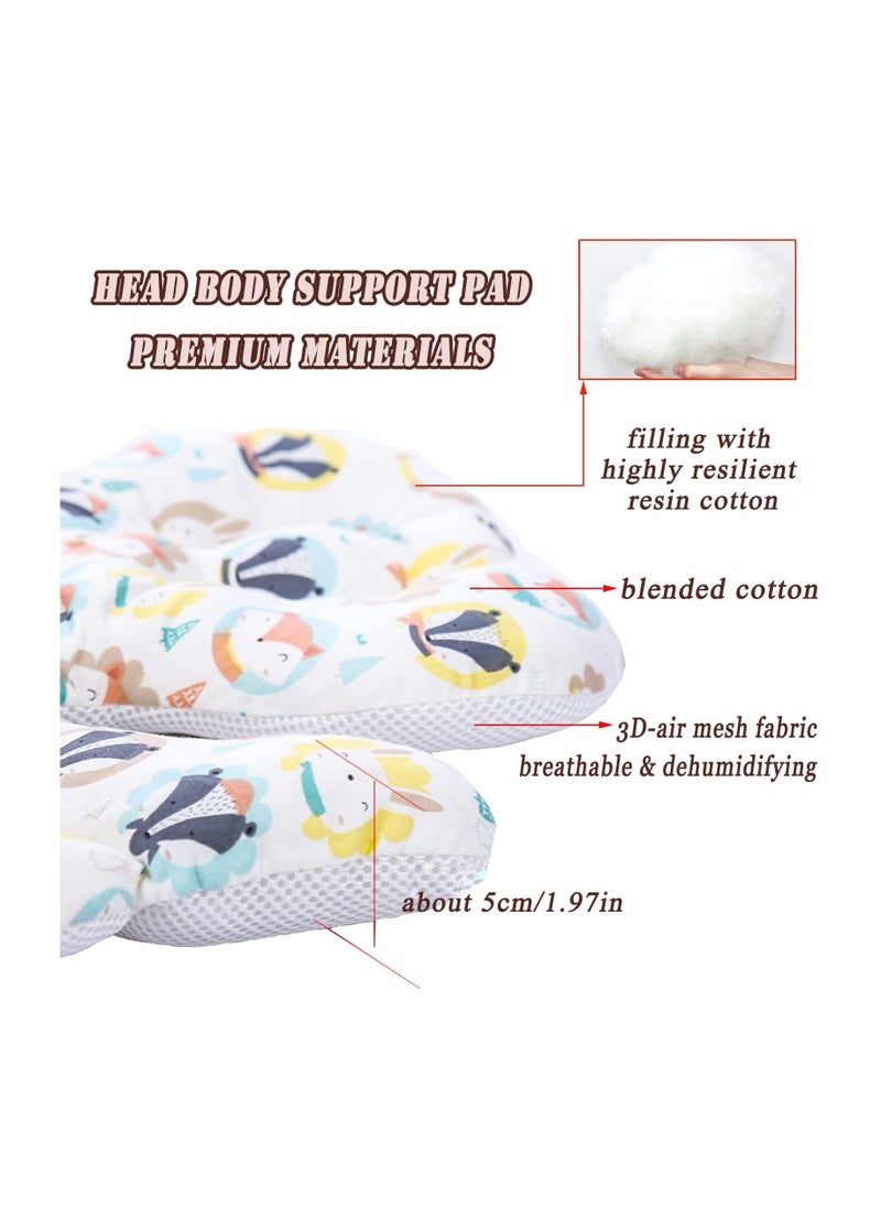 Excefore Infant Head & Body Support, Babybody Support Cushion, Toddler Extra Soft Seat Pad Head Neck Support Insert Perfect for Carseats, Strollers, Swings, Enhance Your Baby's Comfort  - Image 3