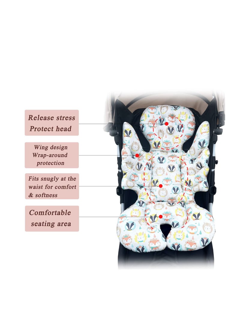 Excefore Infant Head & Body Support, Babybody Support Cushion, Toddler Extra Soft Seat Pad Head Neck Support Insert Perfect for Carseats, Strollers, Swings, Enhance Your Baby's Comfort  - Image 2