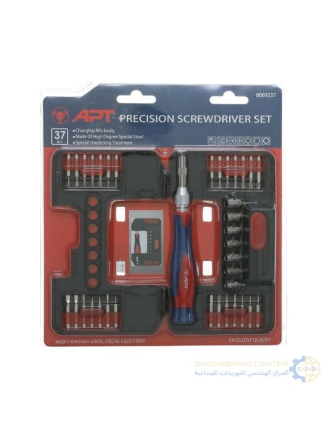 Apt APT 37-Bit Watchmaker Ratcheting Screwdriver Set 