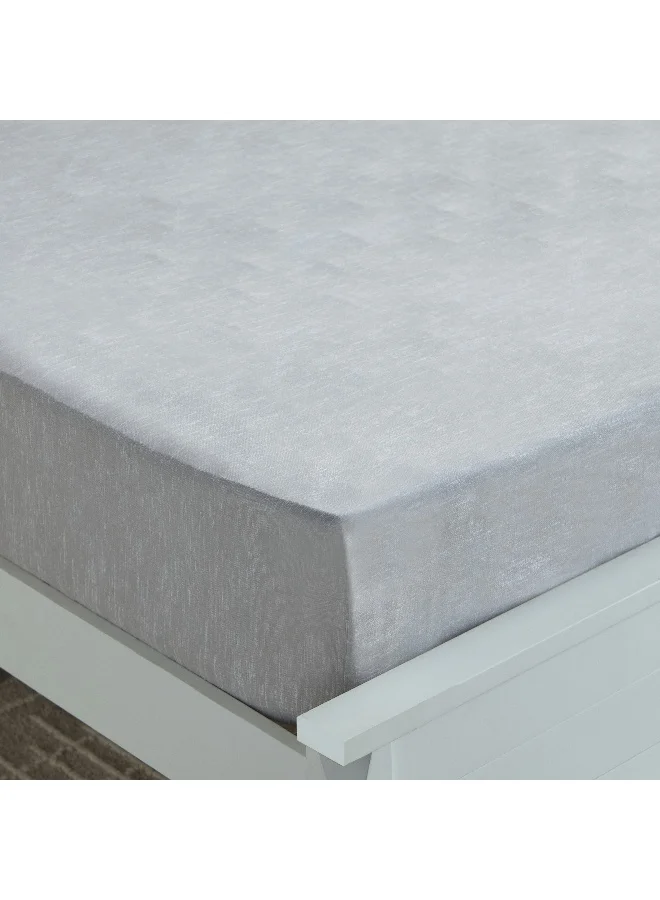 هوم بوكس ملاءة سرير سوبر كينج قطنية مطبوعة من ماديسون لوتون - + سم