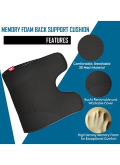 Memory Foam Back Support Cushion Car Seat Cushion Extra Comfort Relieve Back Pressure 1Pcs - pzsku/Z22EAD7D993926ED3B566Z/45/_/1717611214/3291db44-7b6b-4864-8e09-93bc93572497