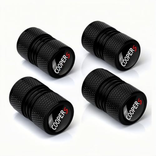 JULOPO Car Wheel Tire Valve Stem Caps Fashion Tire Air Caps Cover Compatible with Mini Cooper Accessories - Image 1