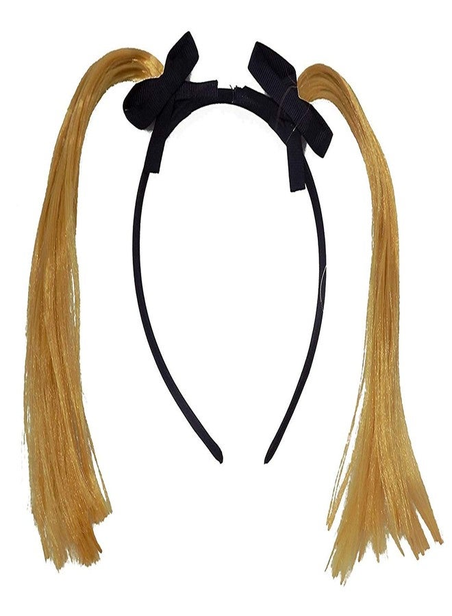 غلان عصابة رأس نسائية من جلان، معقودة بسلك، عصابة رأس على شكل فيونكة، إكسسوارات شعر للنساء، متعددة الألوان، عبوة من قطعة واحدة (M5) - Image 3