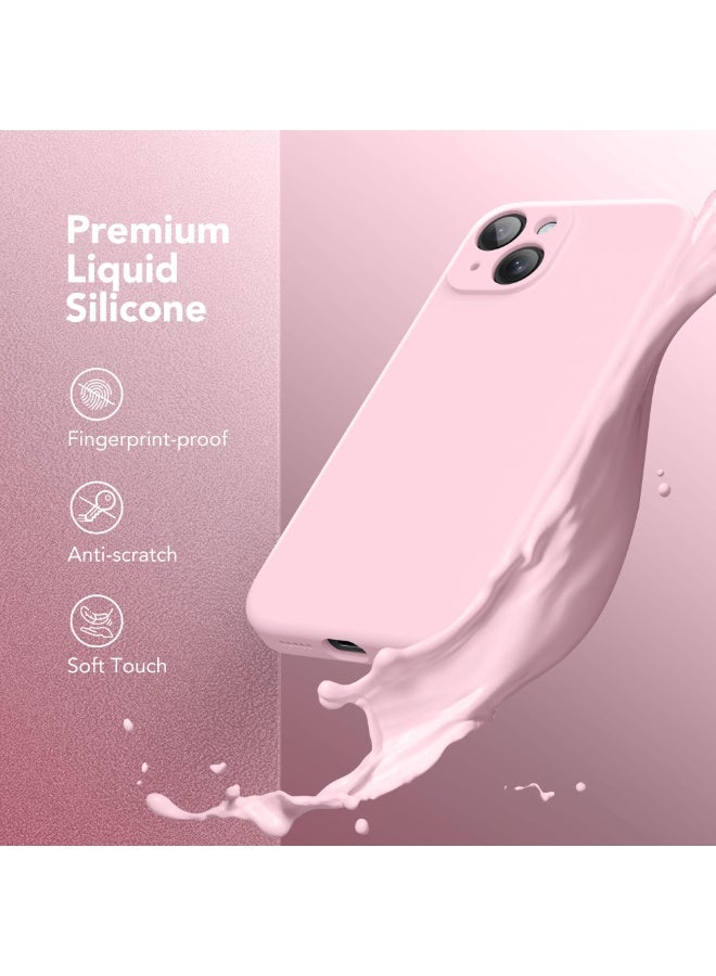 SUYDANBOX Magnetic for iPhone 14 Case, Compatible with MagSafe, [Full Camera Protection][Screen Protector] Silicone Shockproof Protective Phone Case for iPhone 14 6.1 inch, Pink - Image 3