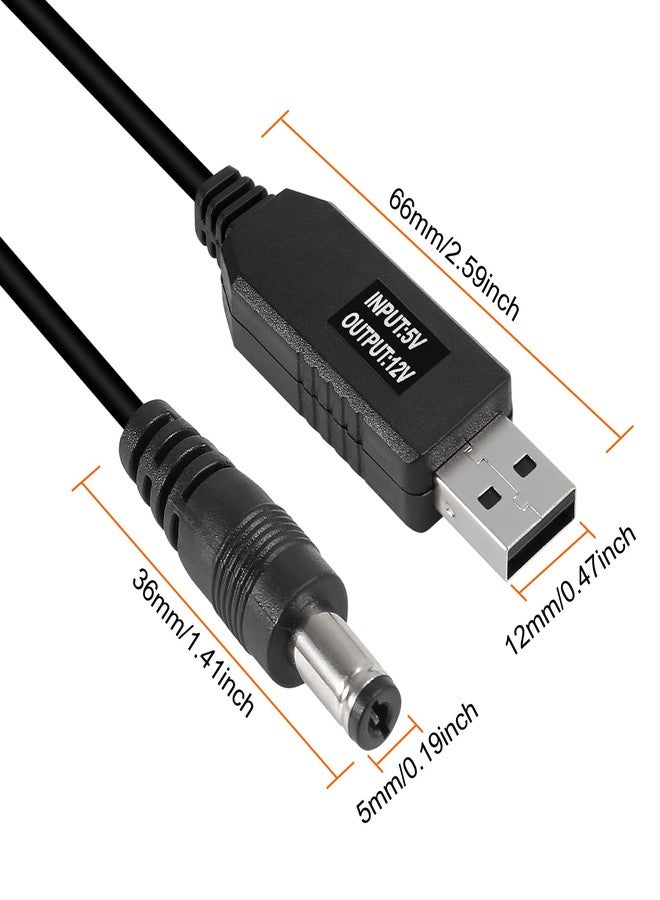 AiTrip كابل طاقة AITRIP USB إلى DC 5V إلى 12V محول معزز 8 موصلات قابلة للتبديل لموجه الإنترنت، مروحة صغيرة ومكبر صوت (8 في 1) - Image 4