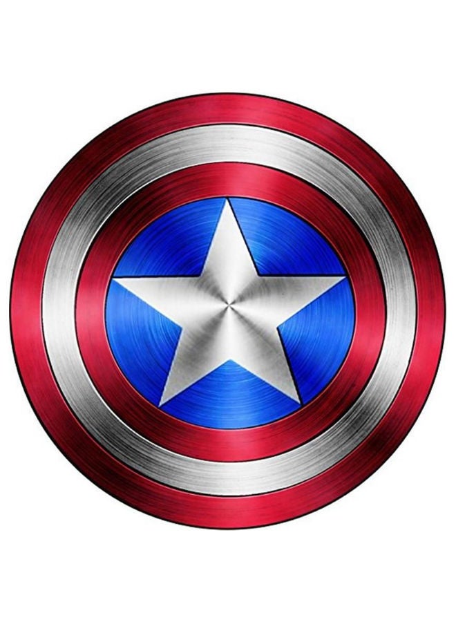 NIBEMINENT Reflective Captain America Shield Pattern Car Sticker