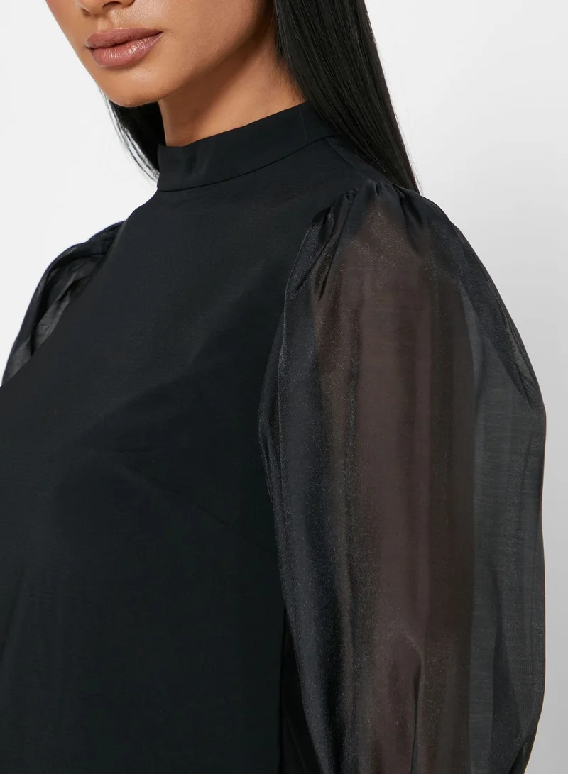 Ted Baker Micaeli Puff Sleeve Top