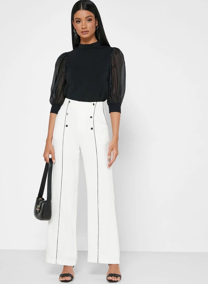 Ted Baker Micaeli Puff Sleeve Top