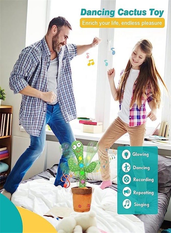 Goolsky Cactus Baby Toy, Kid Talking Singing, 120 Songs Recording Dancing Mimicking Toy That Repeat What You Say, Pre-School Education Toy for Kids Best for Children - Image 5