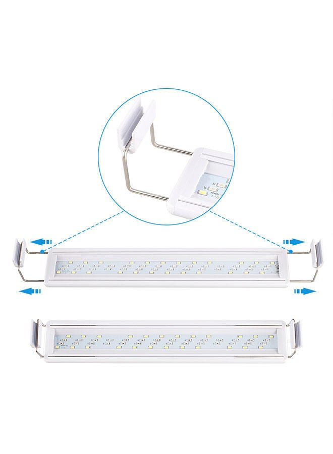 NIBEMINENT LED Aquarium Light White 30x4x4centimeter - Image 2