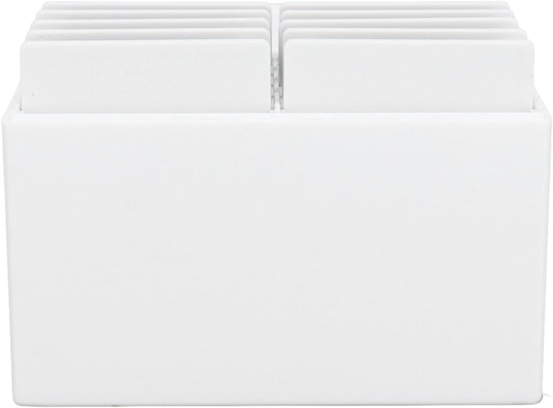 10 Layers Acrylic Eyelash Storage Box, False Eyelashes Holder with Magnetic Bottom, Clear Display Pallet for Lash Technicians, Includes 10 Removable Eyelash Boards for Salon or (White) - Image 3
