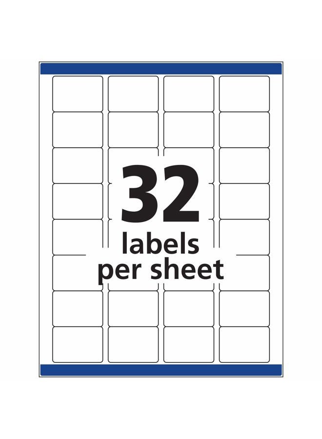 AVERY Permanent ID Labels for Laser and Inkjet Printers, 1.25 x 1.75 Inch, White, 480 Labels (6570) - Image 5