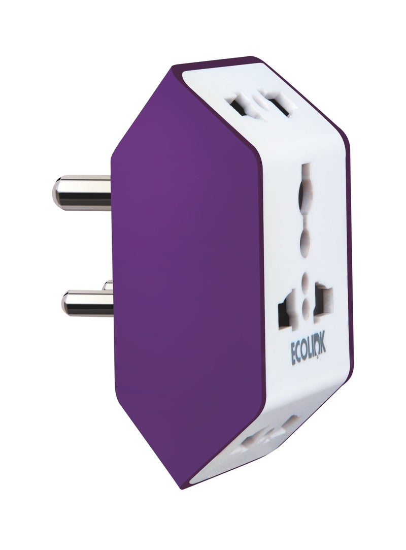 EcoLink Multiplug Socket 6A || Pack of 1 - Image 3