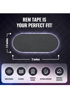 Rightsure Lip Sleep Patches, 100 pieces of sleep mouth patches to relieve snoring and improve sleep quality  - Image 2