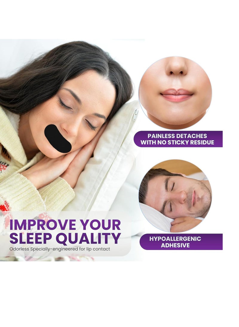Rightsure - Lip Sleep Patches, 100 pieces of sleep mouth patches to relieve snoring and improve sleep quality - Image 1