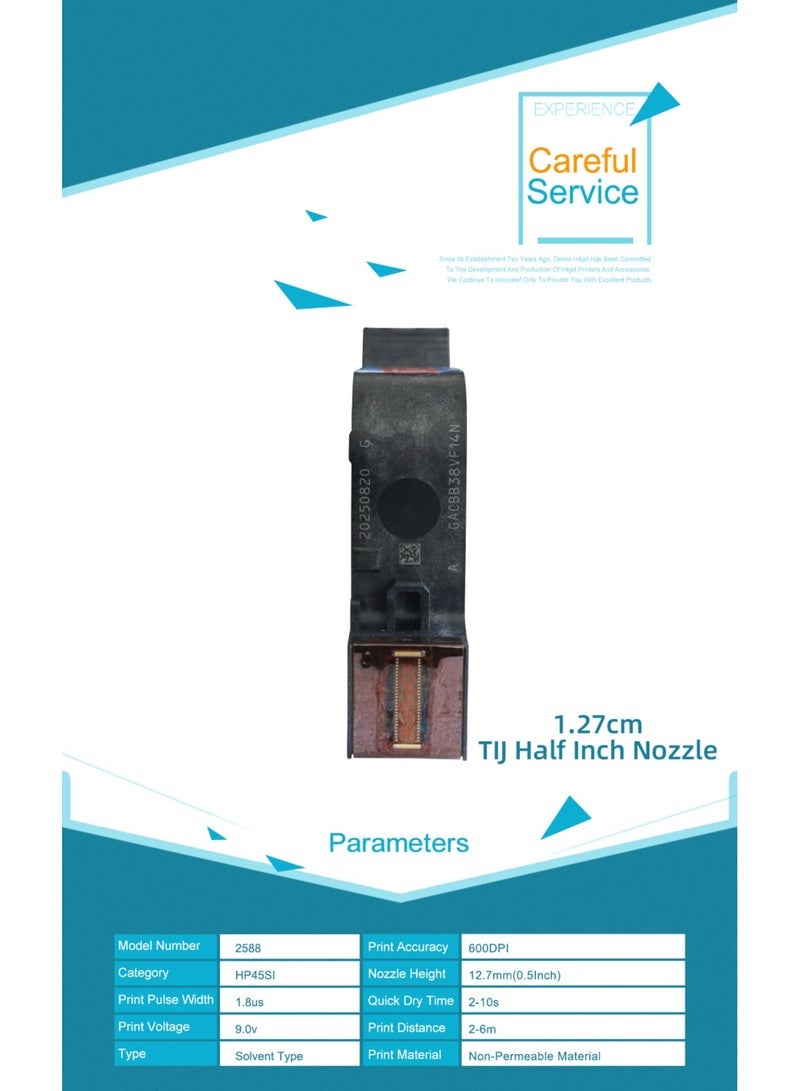 2790K Original Solvent Quick Dry Ink Cartridge Original Aqueous Water Soluble Ink Cartridge Replacement Handheld Inkjet Printer MX3S/D10 (Blue) - Image 4