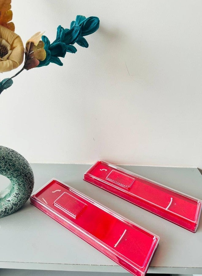 DSS Chain Gift Box Velvet Flocked Jewellery is Play, Combo of Chain Box (Combo) (Pack of 2) (Maroon-Transperent) - Image 5