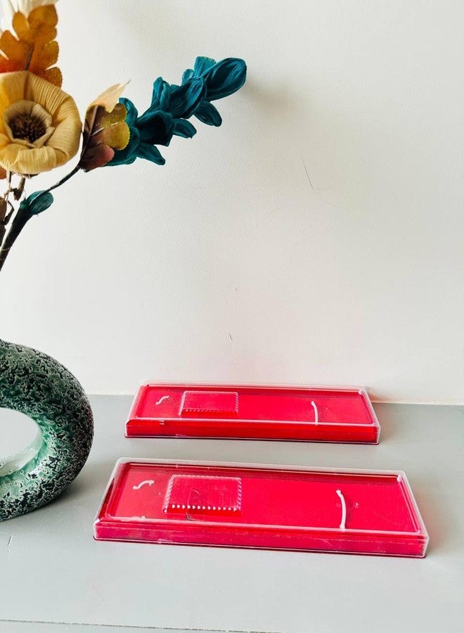 DSS Chain Gift Box Velvet Flocked Jewellery is Play, Combo of Chain Box (Combo) (Pack of 2) (Maroon-Transperent) - Image 1