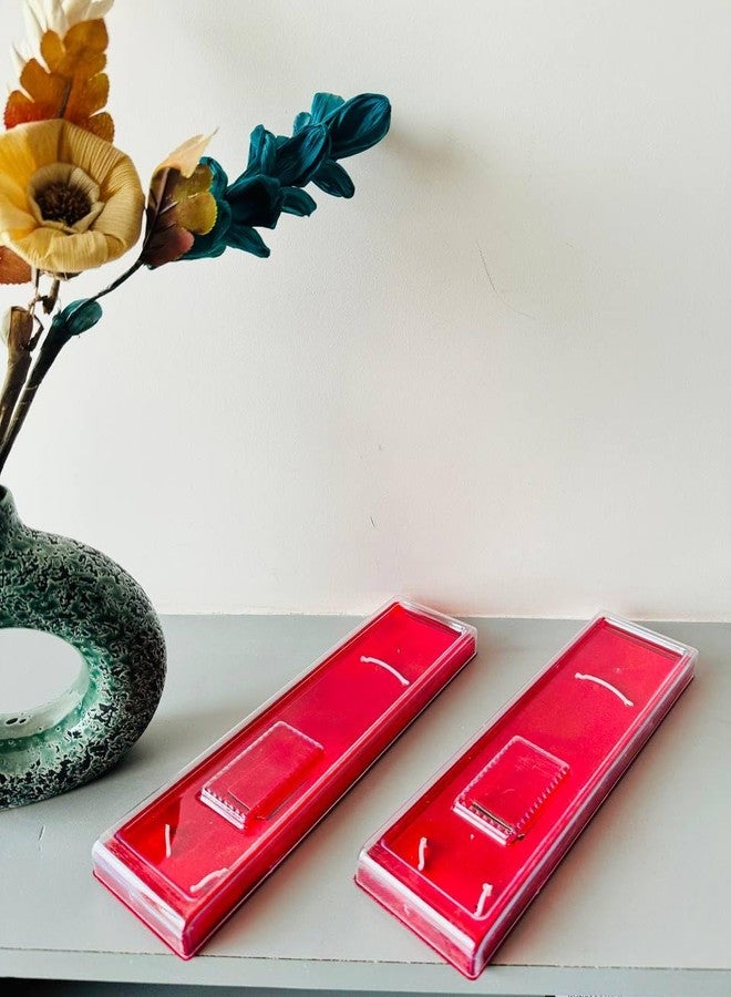 DSS Chain Gift Box Velvet Flocked Jewellery is Play, Combo of Chain Box (Combo) (Pack of 2) (Maroon-Transperent) - Image 2