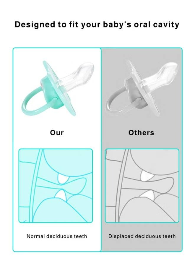 2-pack Baby Pacifier Set Day & Night for 0-6 months (Random Printing) - Image 5