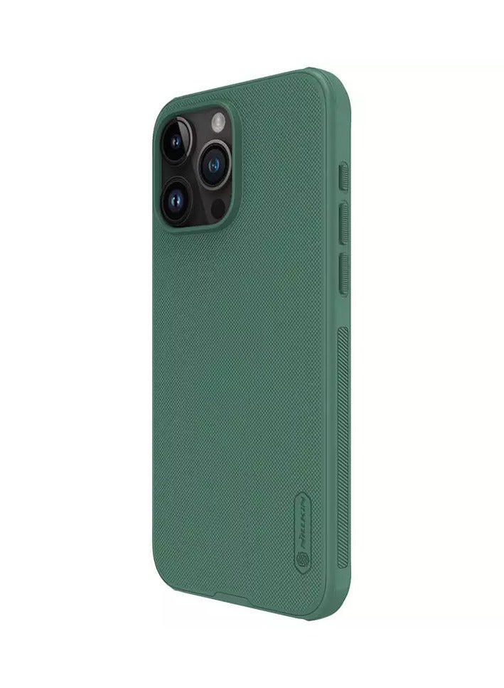 Nillkin Super Frosted Shield Pro Matte cover case for Apple iPhone 15 Pro Max 6.7 (2023)-Dark Green - Image 3