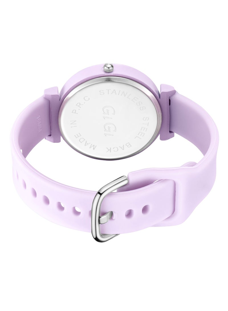 جيجي ساعة يد نسائية من جيجي انالوج بسوار جلدي وكريستال - Image 3