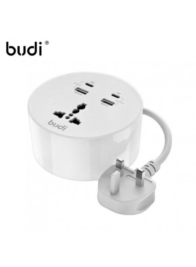 بودي توصيلة شحن مزودة بمنفذي USB وشحن سريع PD بطول 1.5 متر - Image 2