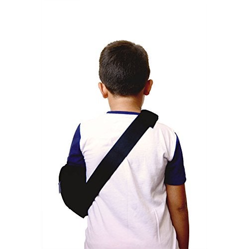 Soles Pediatric Arm Sling with Padded Shoulder Strap, Black, Small - Image 4