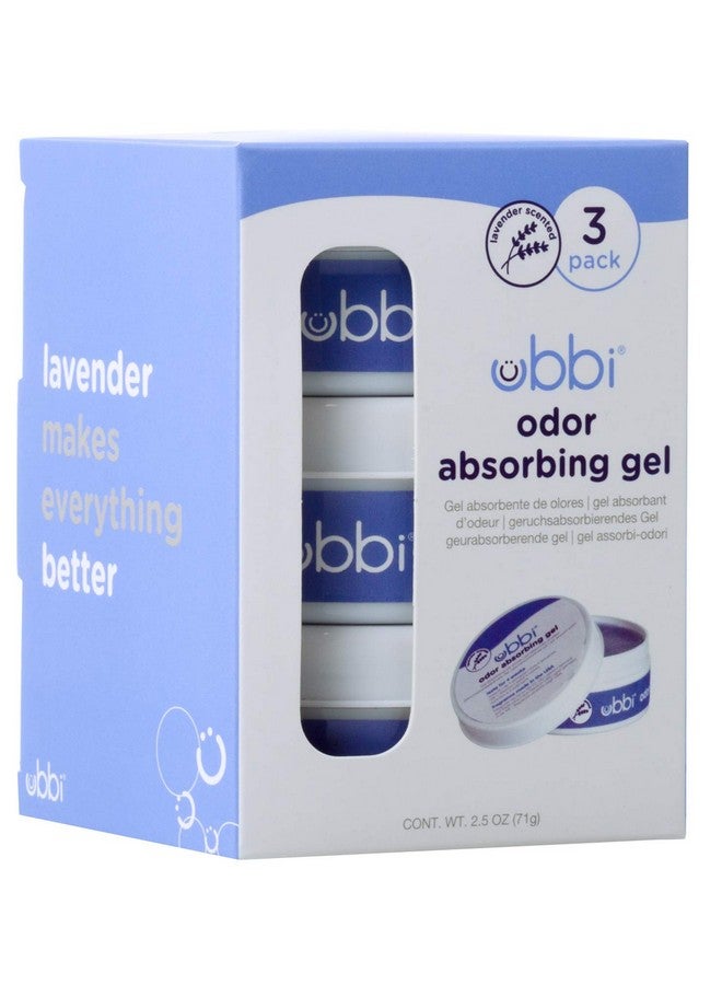Ubbi Lavender Scented Absorbing Gel Value Pack - 3 Count Diaper Pail Odor Control for Baby Nursery - Image 5
