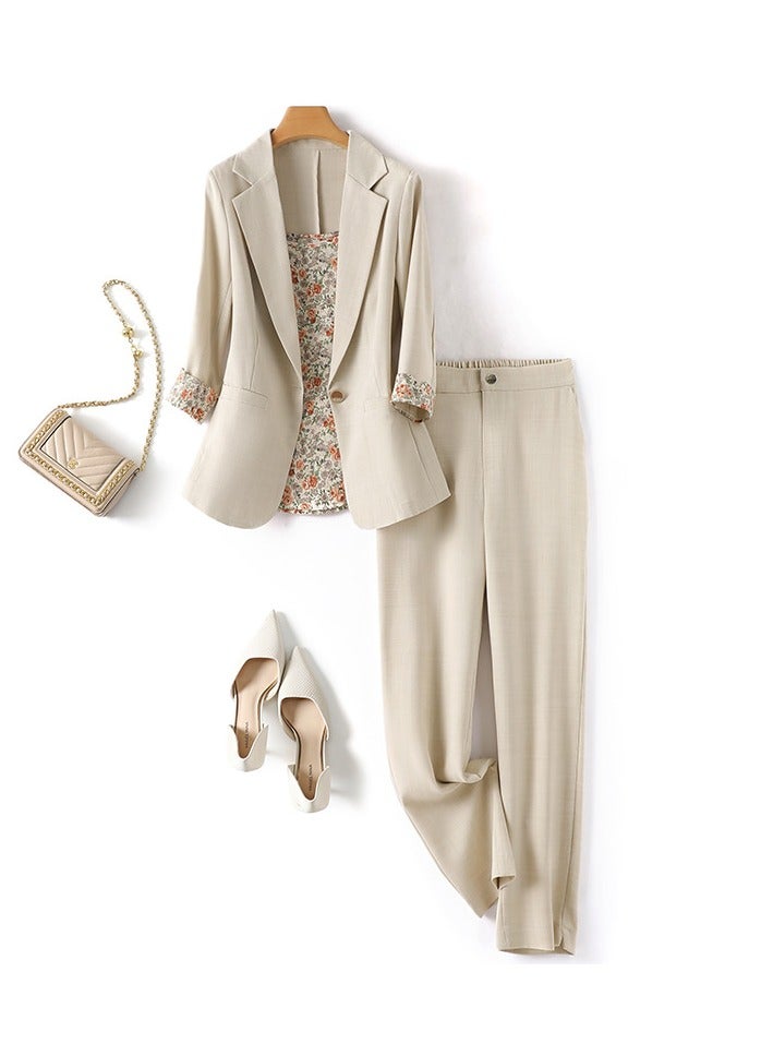 New Comfortable And Slim Fitting Women's Suit Set