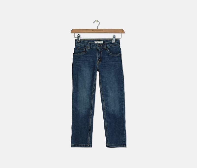Levi's Boys 511 Slim Fit Performance Jeans, Washed Blue  - Image 1