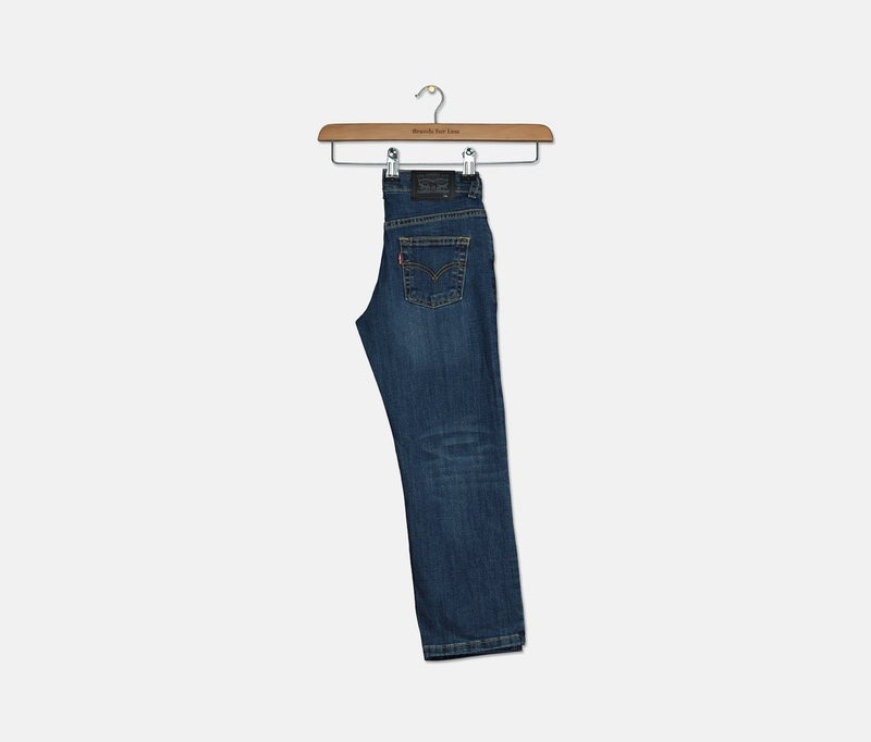 Levi's Boys 511 Slim Fit Performance Jeans, Washed Blue  - Image 2