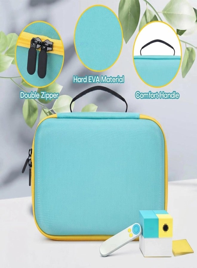 YouKnow Travel Storage Case Compatible with Nex Playground Game System, Custom Foam Tray Holds Active Game Console, HDMI & Power Cord, Remote, Camera Privacy Cover (Teal) - Image 4