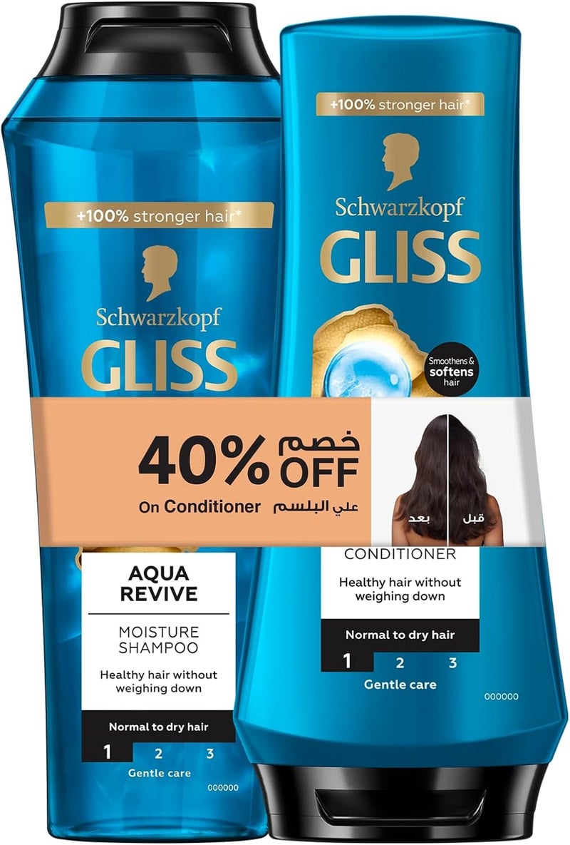 Bundle Aqua Revive 400ml Shampoo & Conditioner 360ml