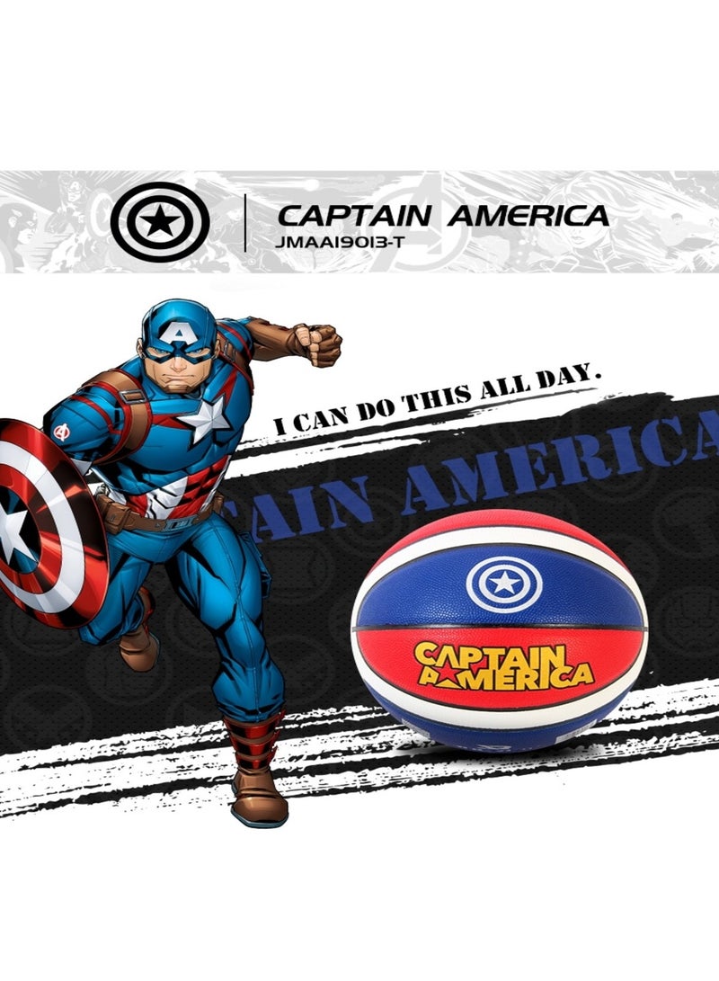 جوريكس كرة السلة، كرة سلة عالية الجودة لجميع الملاعب، كرة سلة شكل مارفل الافنجرز, مقاس 25 × 25 × 25 سم للعب في الأماكن المغلقة أو الهواء الطلق للمسابقات اللعب الترفيهي للأولاد والبنات والبالغين والأطفال - Image 4