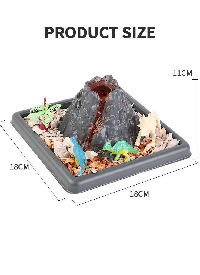 GROIC - 3-In-1 Scientific Experiment Kits STEM Activities Educational Toys for Kids, Archaeological Excavation Toy, Erupting Volcano Science Kit and Scene Construction 3-In-1 Kits - Image 1