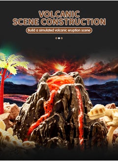 GROIC 3-In-1 Scientific Experiment Kits STEM Activities Educational Toys for Kids, Archaeological Excavation Toy, Erupting Volcano Science Kit and Scene Construction 3-In-1 Kits  - Image 3
